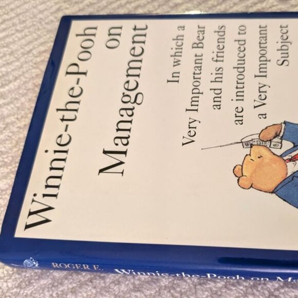Winnie-the-Pooh on Management By: Roger E. Allen Small Hardcover Book 1994 - Picture 2 of 6